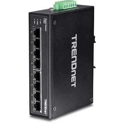 Trendnet Industrie Switch 8 Port Gbit Unman. L2 Ip30 Metall