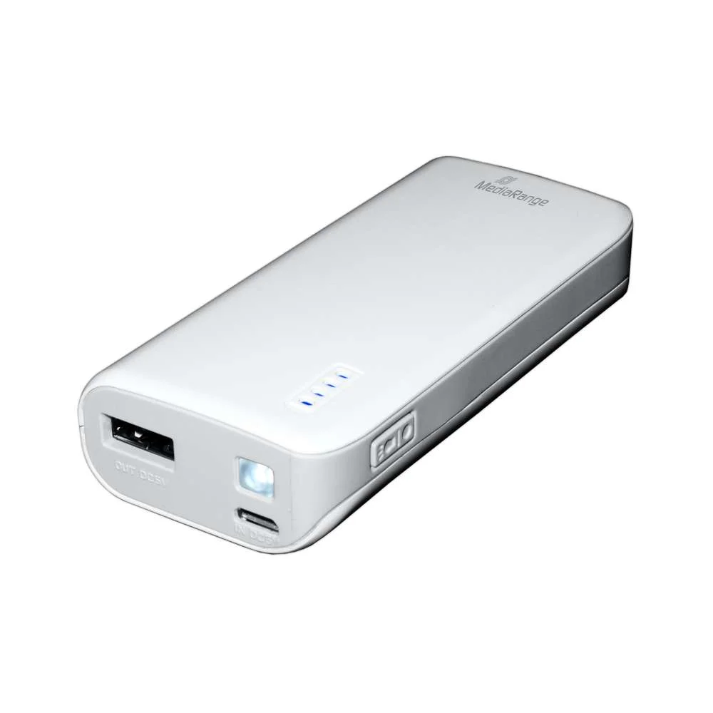 Mediarange Mr751 Power Bank Ião-Lítio 5200 Mah Ci.