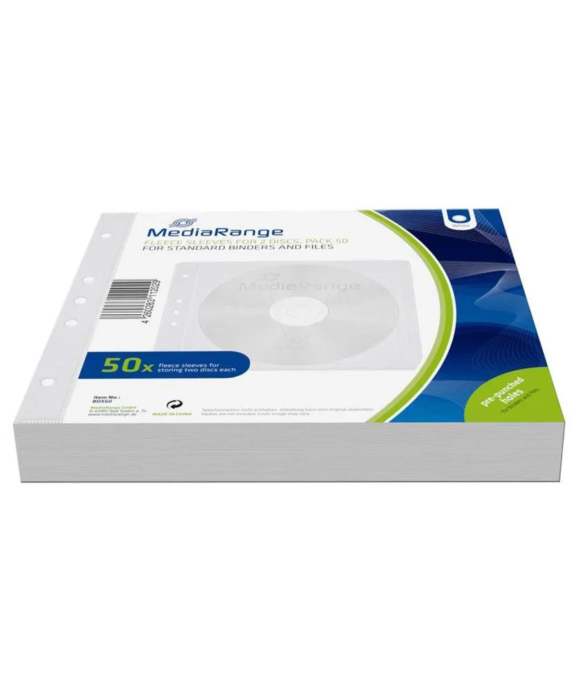 MEDIARANGE BOX60 CAIXA PARA DISCOS ÓTICOS ESTOJO .