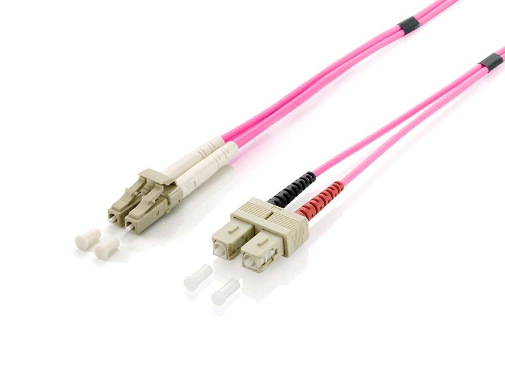 Equip Lwl Patchkabel Lc->sc 10.00m Multimode Duplex Om4   Vi Polybeutel