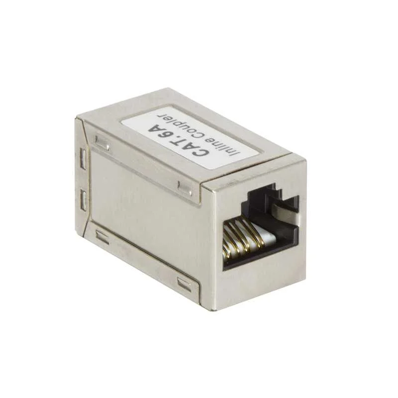 Logilink Patchkabelverbinder 1:1 Cat.6a Stp, Metallgehäuse