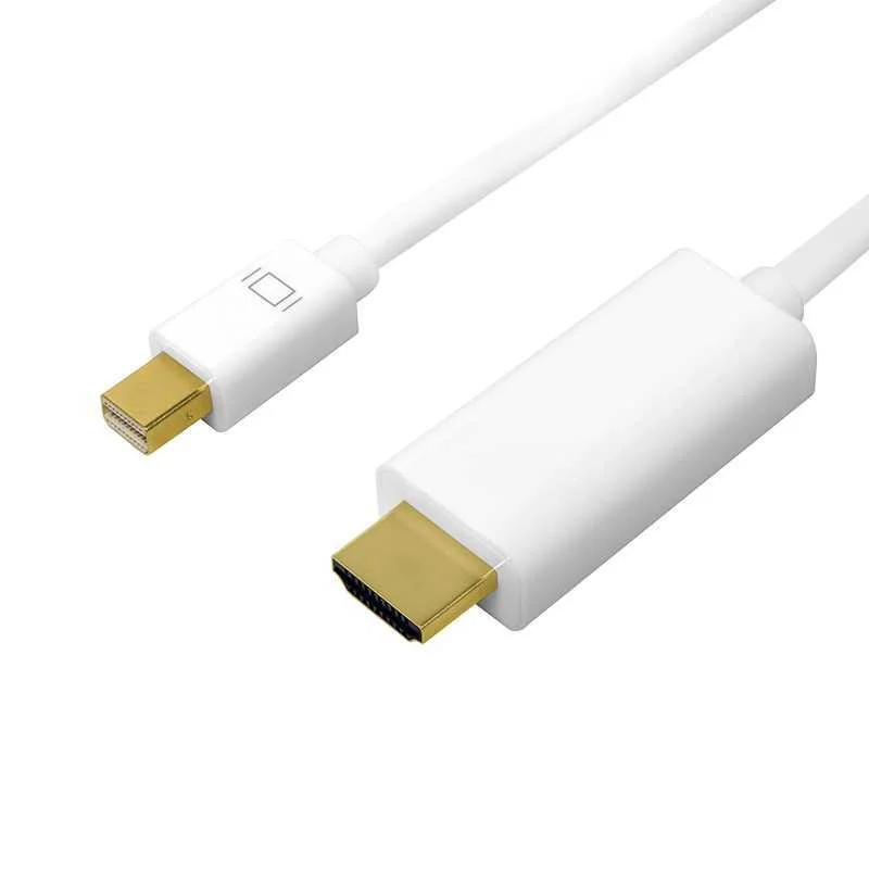 Logilink 4k Mini Displayport-Kabel Dp 1.2 Zu Hdmi 1.4 2m Wei