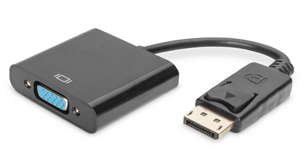 Digitus Displayportkabel Dport -> Hd15      St/Bu 0.15m Bulk