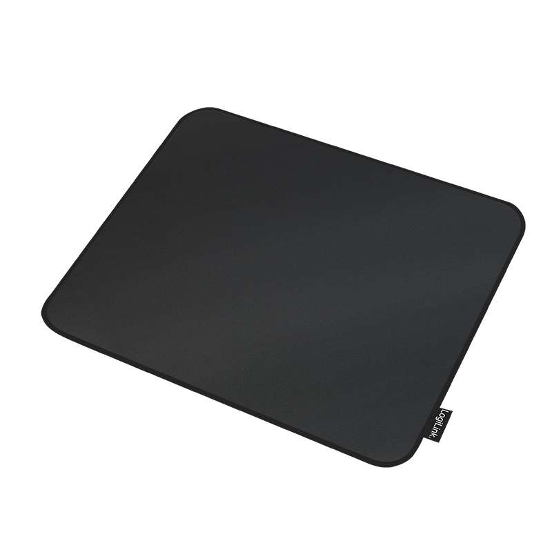 Logilink Mauspad, Vernähte Kanten, 320x270mm, Schwarz, Gr.L