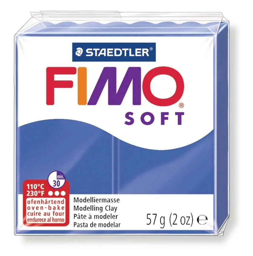 Fimo Mod.Masse Fimo Soft Brillantblau
