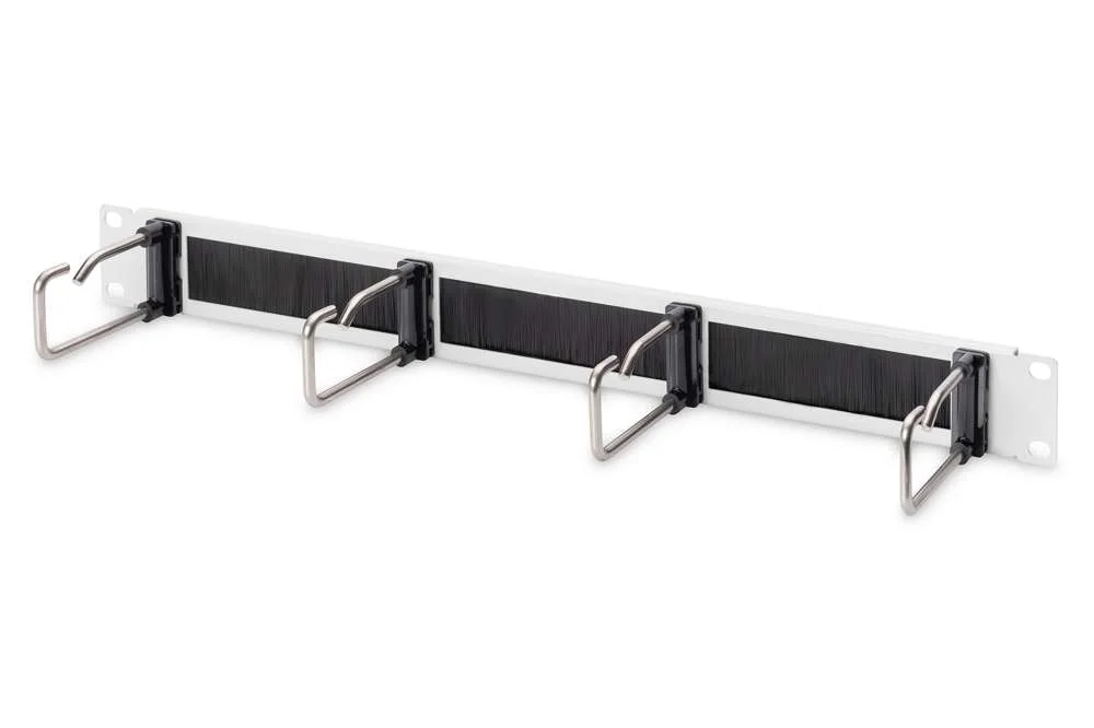 Digitus Kabelrangierpanel Stahlbügeln+Bürstenleiste 19" 1he