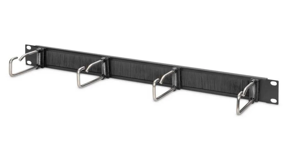 Digitus Kabelrangierpanel Stahlbügeln+Bürstenleiste 19" 1he