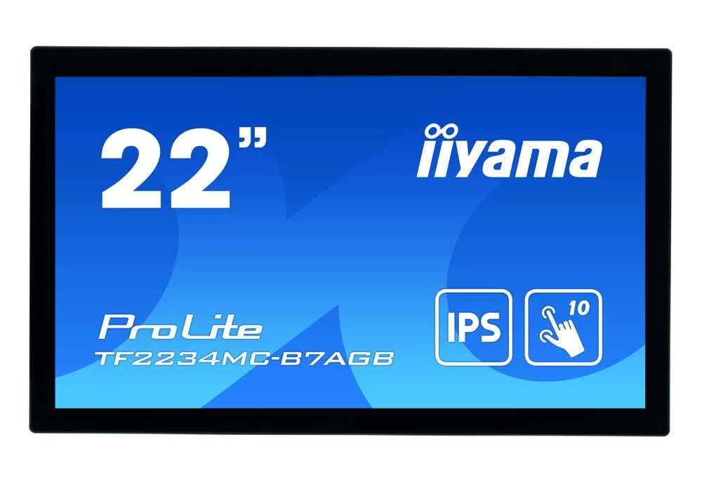 Iiyama 54.6cm (21,5") Tf2234mc-B7agb  16:9  M-Touch Hdmi+Dp