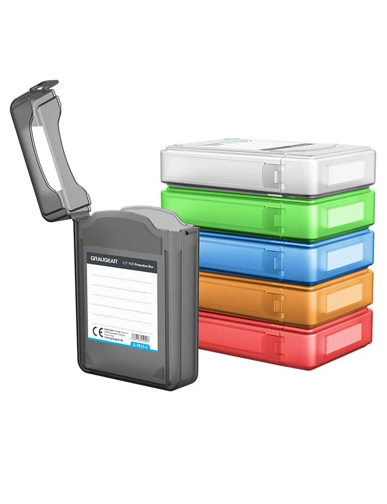 Graugear HDD Schutzbox Set Für 6x 3,5''