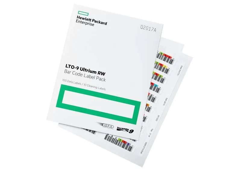 Hpe Lto9 Ultrium Barcode Label    (100+10) Q2017a