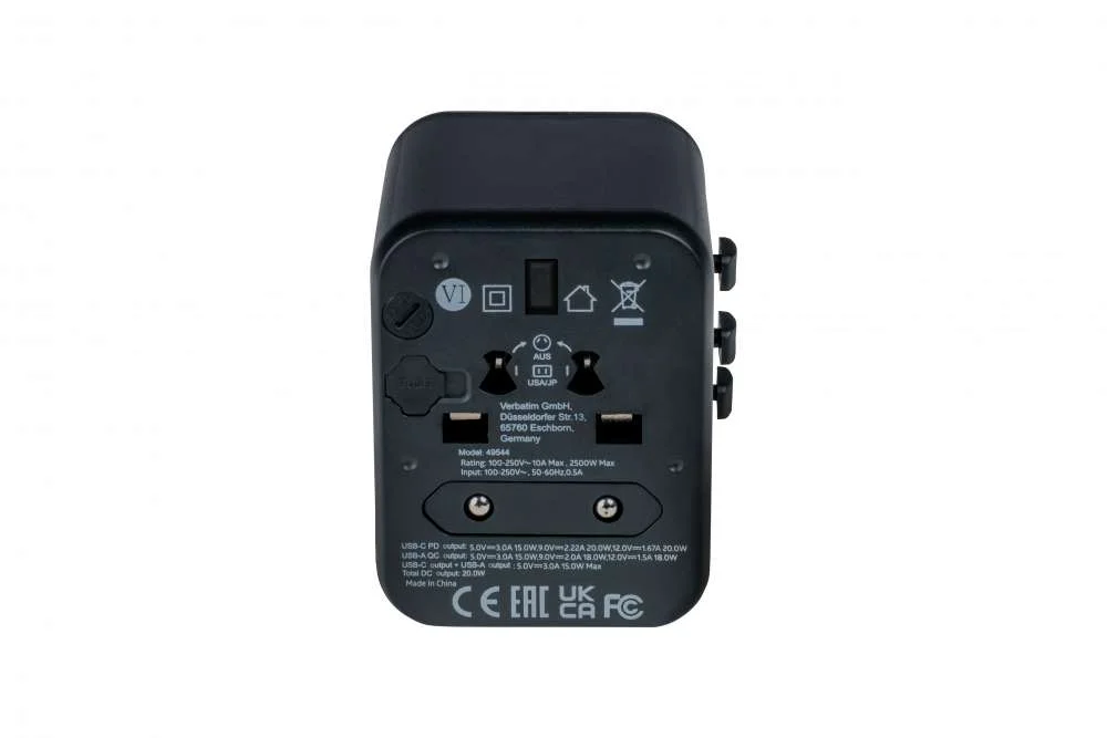 VERBATIM 49544 ADAPTADOR DE ENERGIA UNIVERSAL PRE.