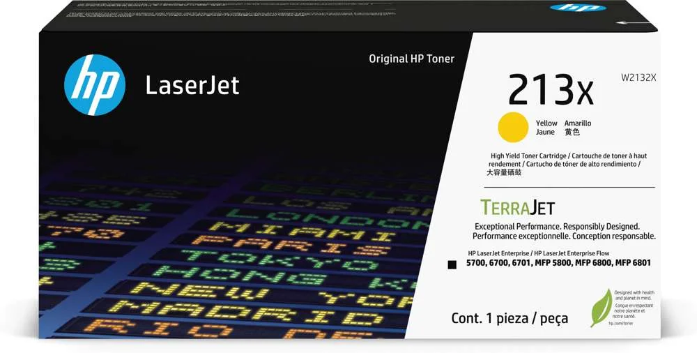 Hp Toner Cart. W2131a (213a) For Color Laserjet Enterprise Flow Mfp 6800 / Flow Mfp 6801 / Mfp 6800 