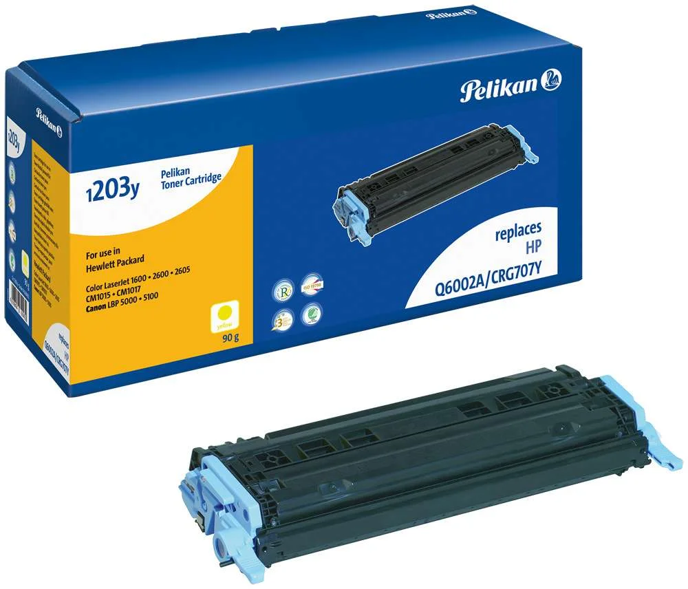 Pelikan Toner Hp Q6002a 1203y Yellow Rebuilt