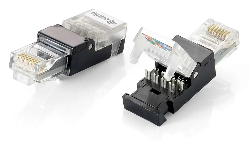 Equip 121165 Conector Rj-45 Preto, Transparente