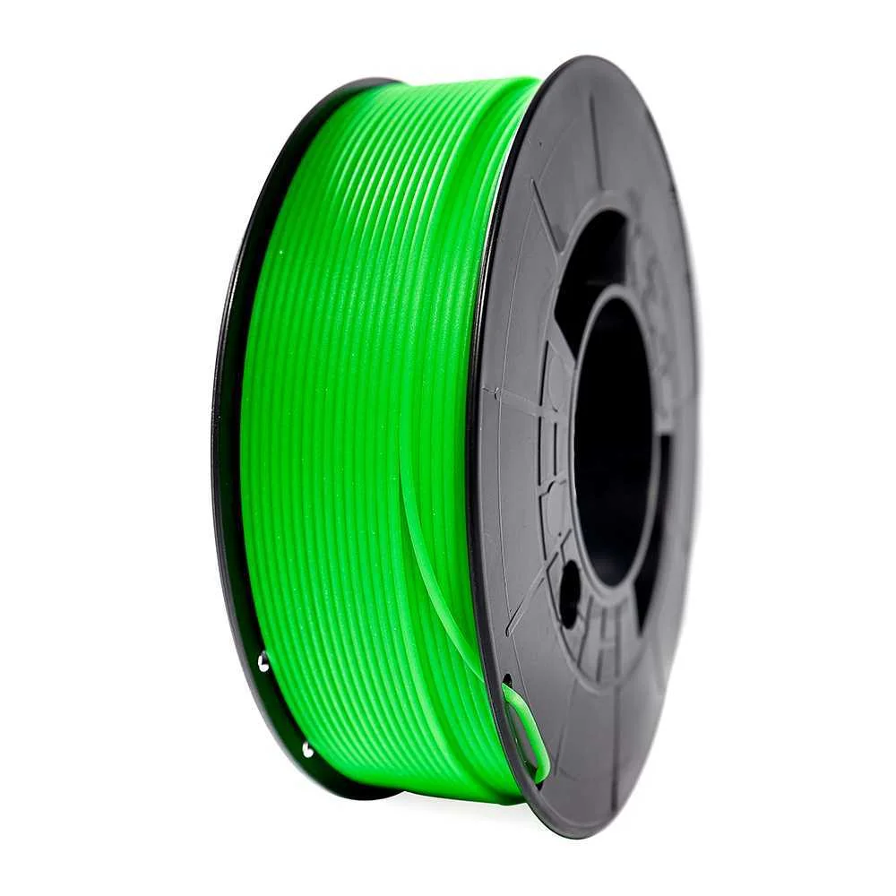 Filamento de Impressão 3d em Pla 1,75mm Bobina 1kg Verde Flurescente