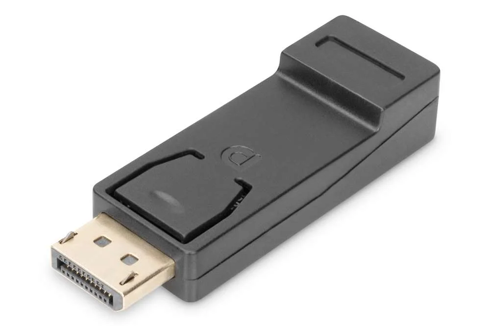 DIGITUS DISPLAYPORT - HDMI DP HDMI TYPE A PRETO