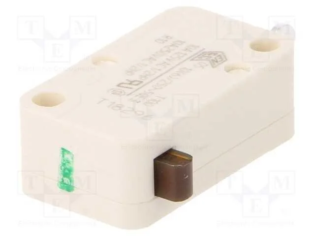 Microinterruptor Snap Action, Sem Alavanca, Spst-No, 10a/250vac