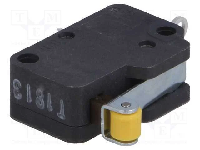 Microinterruptor Snap Action, com Alavanca (Com Rolo), Spdt