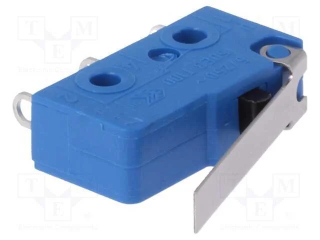 Microinterruptor SNAP ACTION, com alavanca, SPDT,.