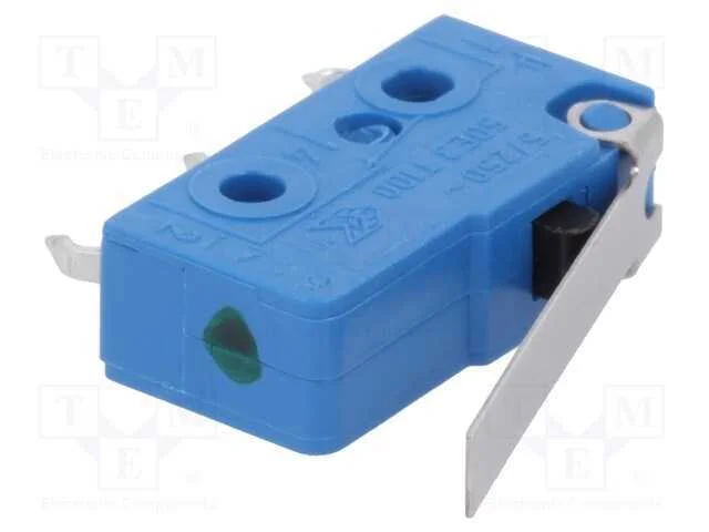 Microinterruptor Snap Action, com Alavanca, Spdt, 5a/250vac