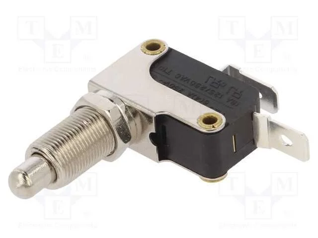 Microinterruptor SNAP ACTION, com núcleo, SPST, 1.