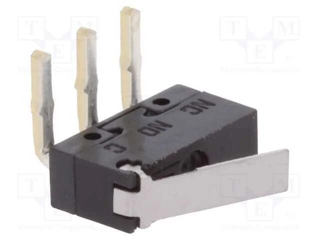Microinterruptor Snap Action, com Alavanca, Spdt,.