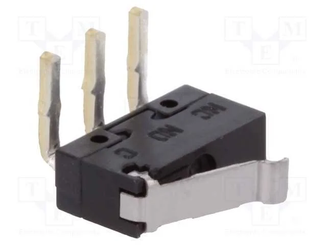 Microinterruptor Snap Action, com Alavanca Que Simula Um Rolo