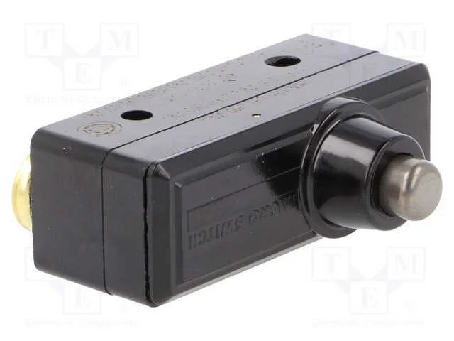 Microinterruptor Snap Action, Sem Alavanca, Spdt, 25a/125vac