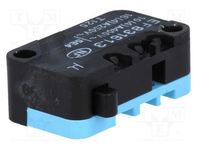 Microinterruptor SNAP ACTION, sem alavanca, SPDT,.