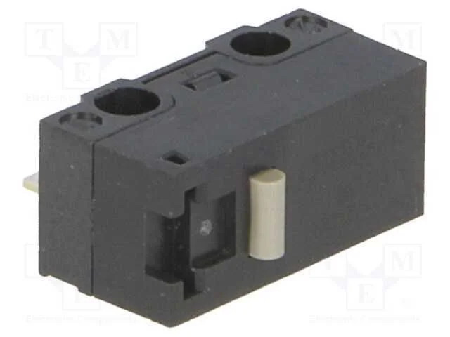 Microinterruptor Snap Action, Sem Alavanca, Spdt, 3a/125vac