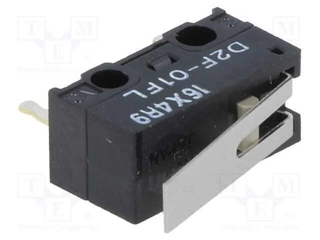 Microinterruptor Snap Action, com Alavanca, Spdt, 1a/125vac