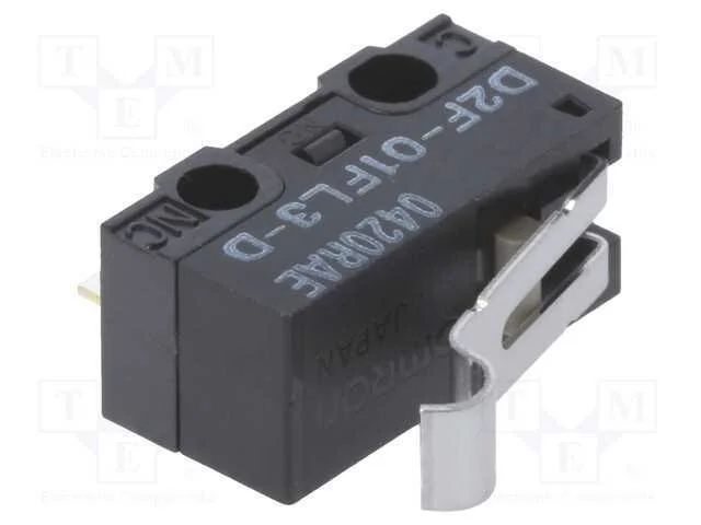 Microinterruptor SNAP ACTION, com alavanca que si.