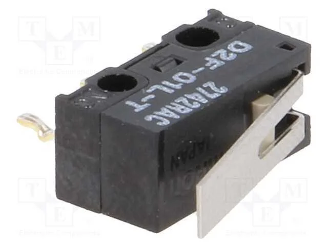 Microinterruptor SNAP ACTION, com alavanca, SPDT,.