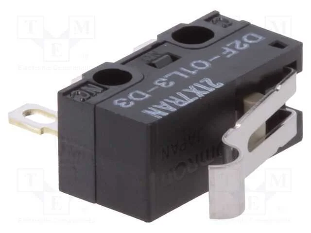 Microinterruptor SNAP ACTION, com alavanca que si.