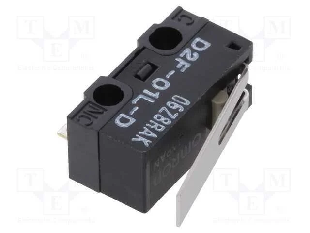 Microinterruptor Snap Action, com Alavanca, Spdt, 1a/125vac