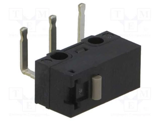 Microinterruptor SNAP ACTION, sem alavanca, SPDT,.