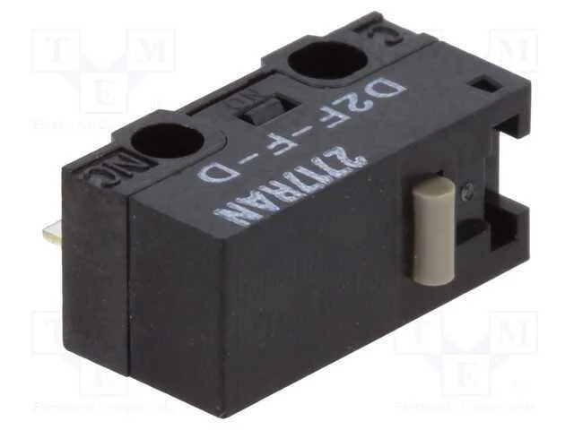 Microinterruptor Snap Action, Sem Alavanca, Spdt, 1a/125vac