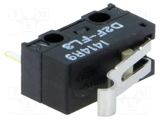 Microinterruptor SNAP ACTION, com alavanca que si.