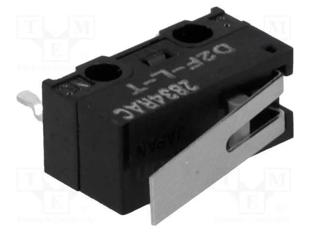 Microinterruptor Snap Action, com Alavanca, Spdt, 3a/125vac