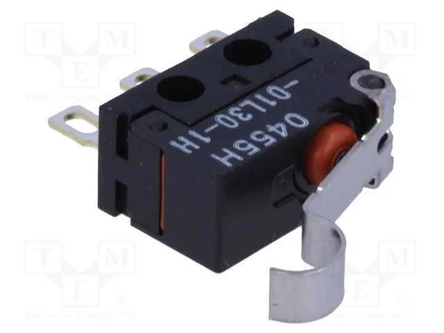 Microinterruptor Snap Action, com Alavanca Que Simula Um Rolo