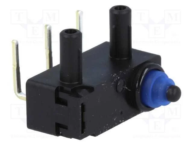Microinterruptor Snap Action, Sem Alavanca, Spdt, 0,1a/125vac