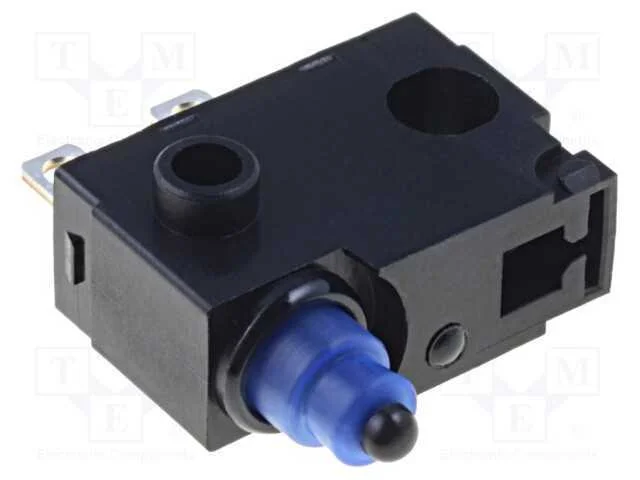 Microinterruptor SNAP ACTION, SPST-NO, 0,1A/30VDC.