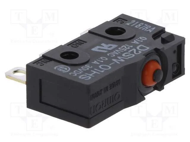 Microinterruptor SNAP ACTION, sem alavanca, SPDT,.