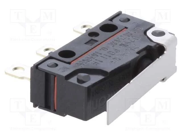 Microinterruptor Snap Action, com Alavanca, Spdt, 0,1a/125vac