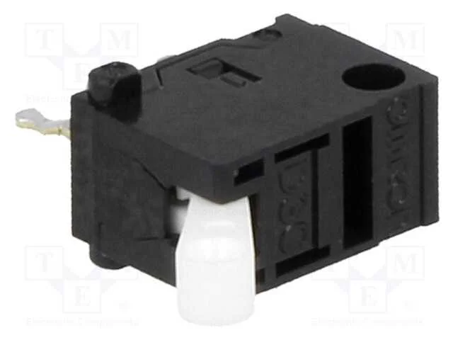 Microinterruptor Snap Action, com Alavanca, Spdt, 0,1a/30vdc