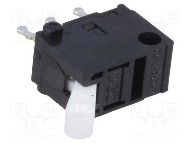 Microinterruptor SNAP ACTION, com alavanca, SPDT,.