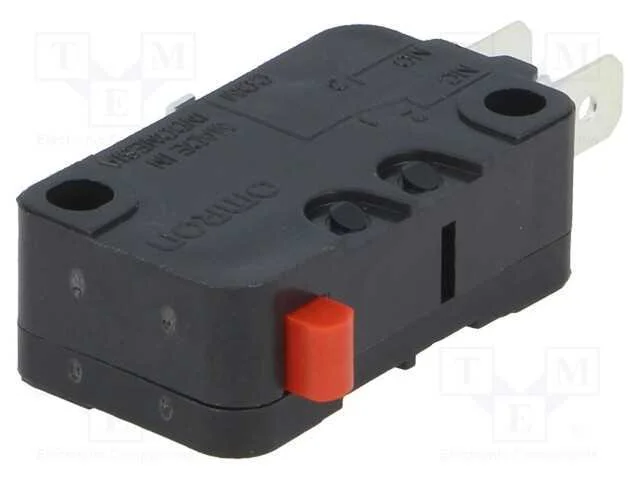 Microinterruptor SNAP ACTION, sem alavanca, SPDT,.