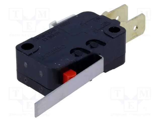 Microinterruptor SNAP ACTION, com alavanca, SPDT,.