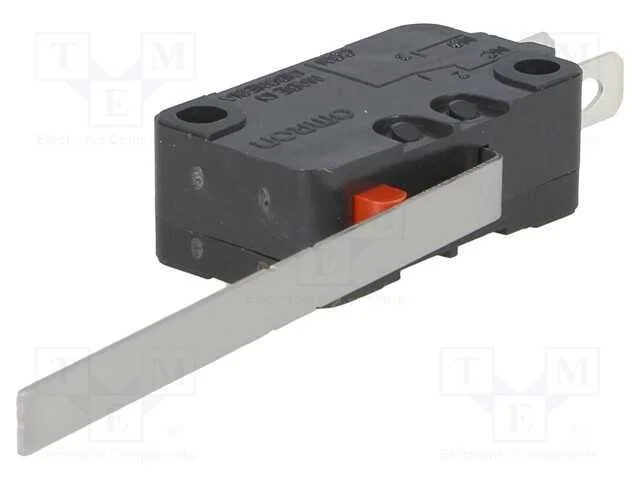 Microinterruptor SNAP ACTION, com alavanca, SPDT,.