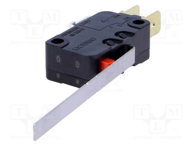 Microinterruptor Snap Action, com Alavanca, Spdt, 16a/250vac